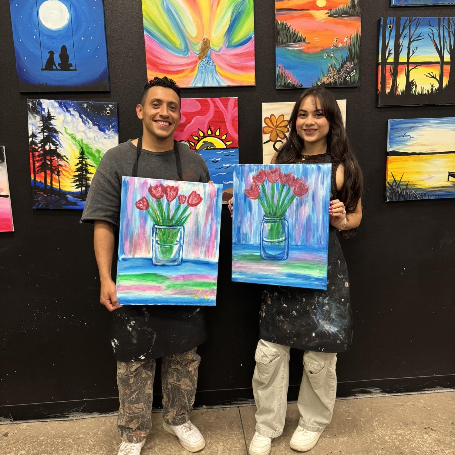 our attempt to paint