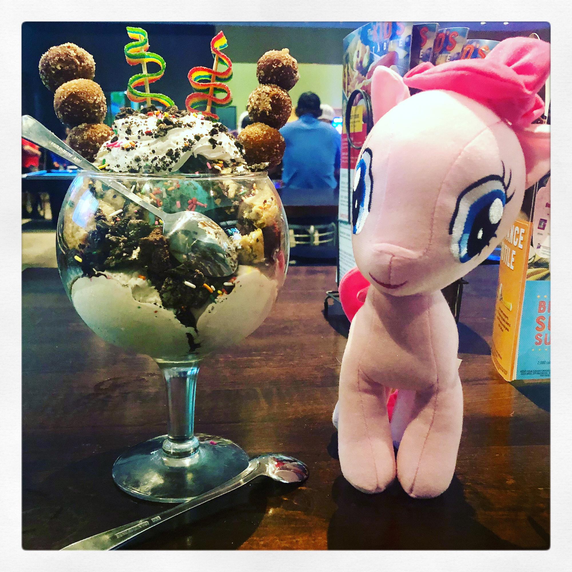 The spoils of our first date!