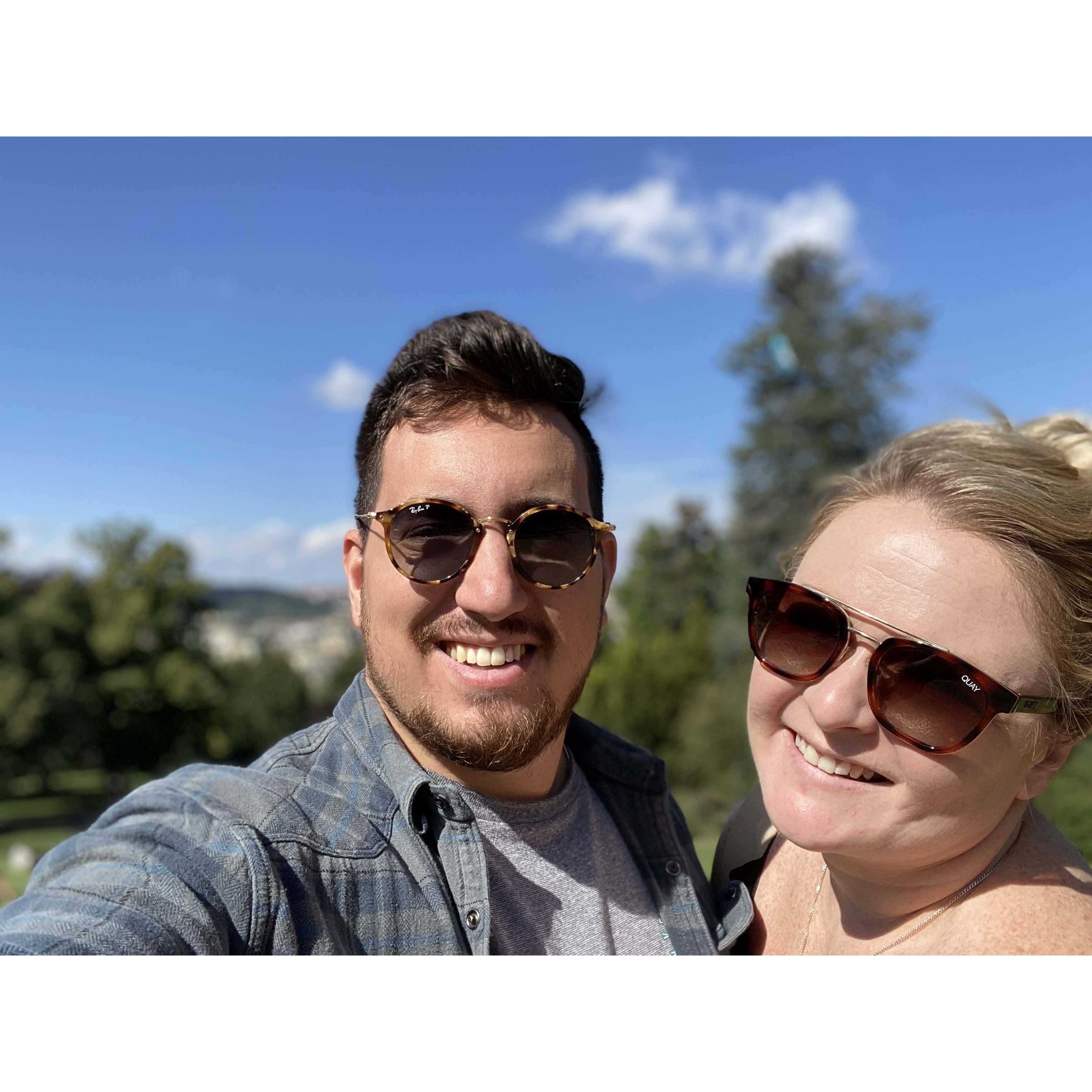 At Riegrovy sady, one of our favorite spots in Prague.