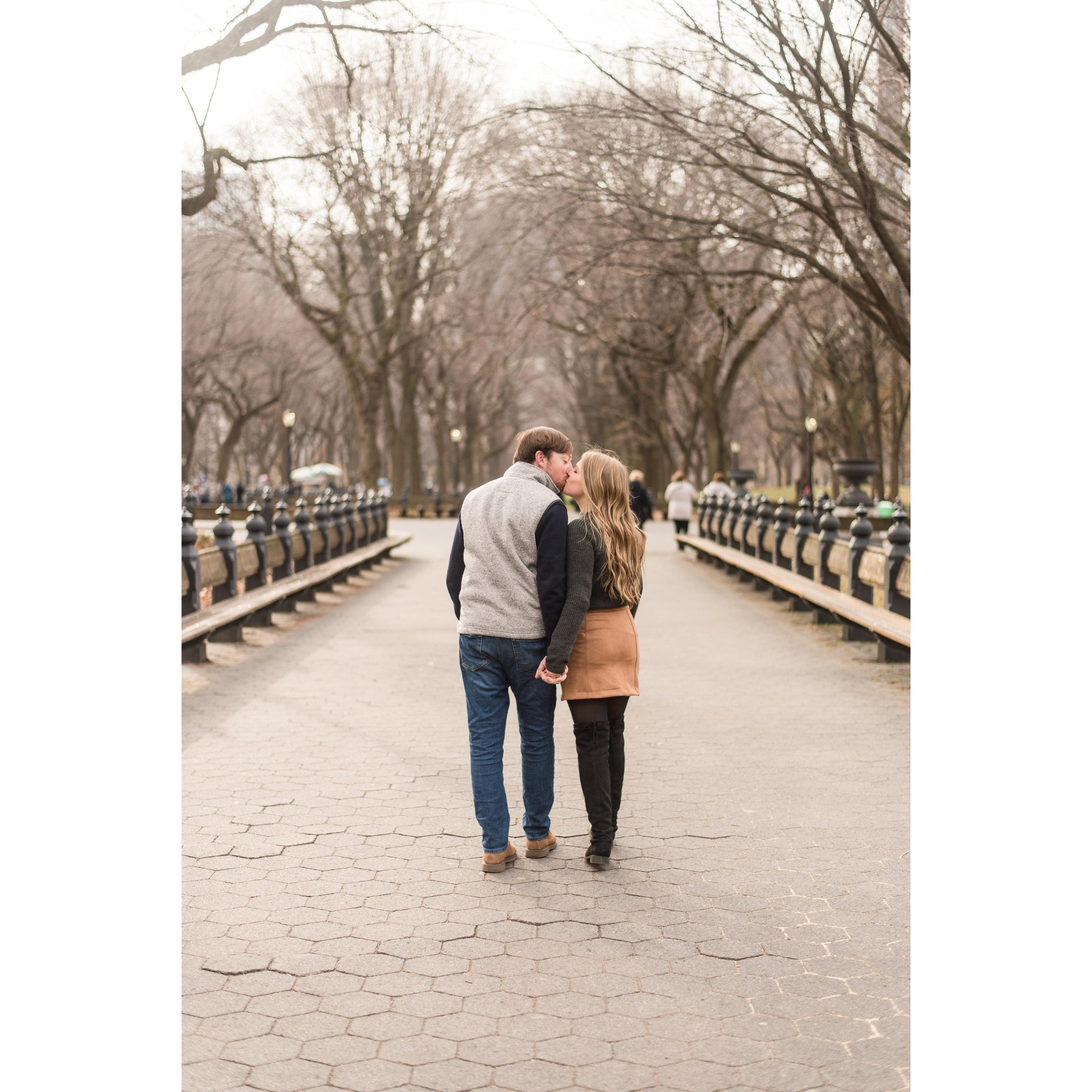 Engagement pictures in NYC