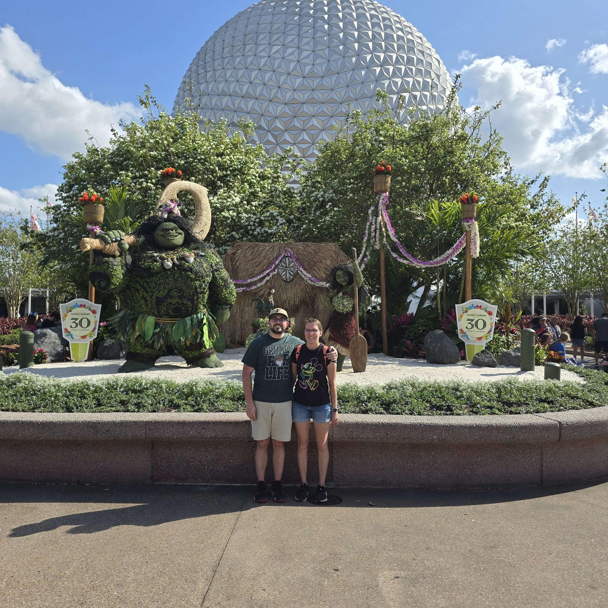 Hannah's first time at Epcot
