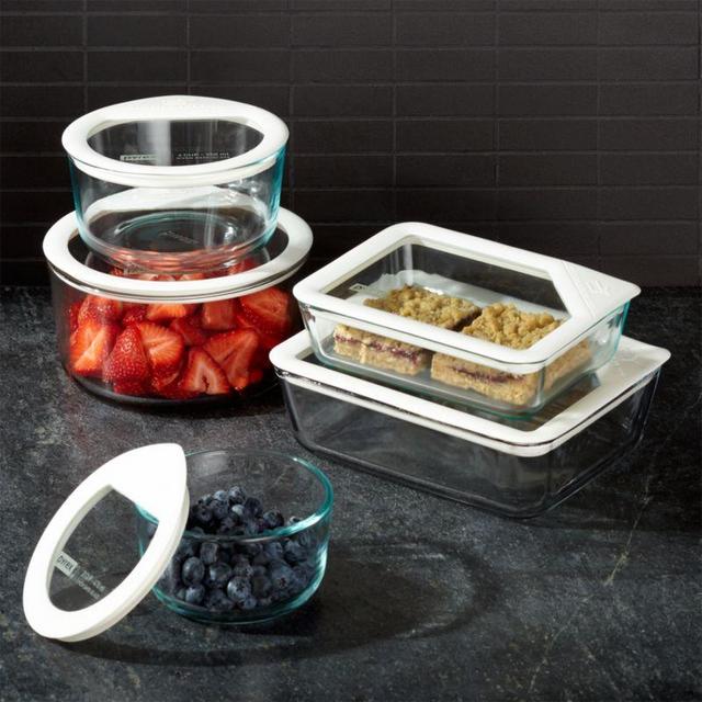 Pyrex Ultimate 10-Piece Glass Food Storage Set