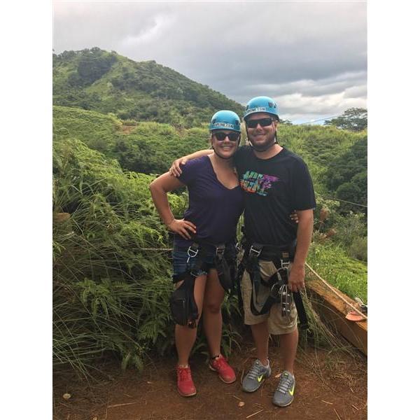 2017 Zip-lining in Hawaii