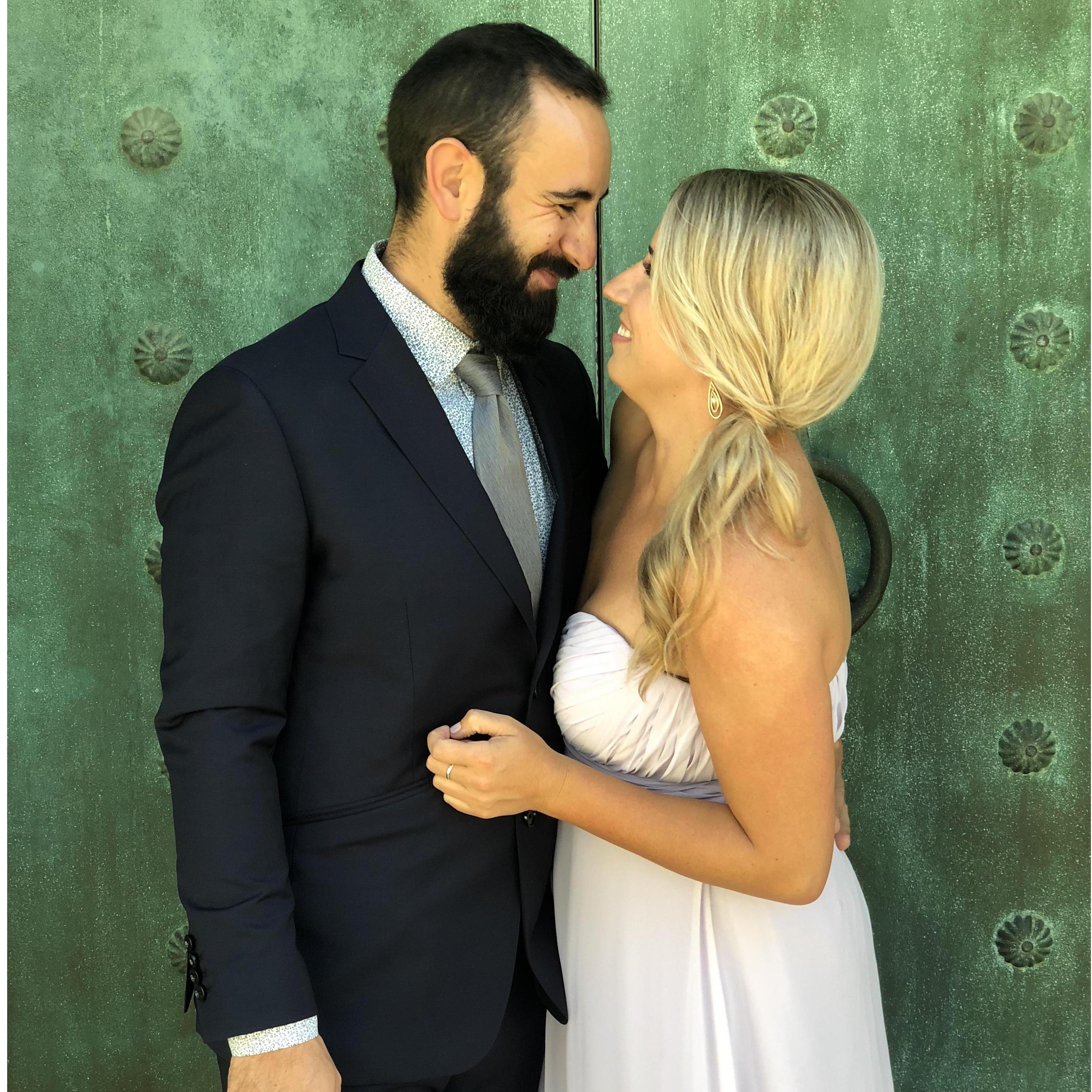 Stealing a pic at The Clark wedding in 2018!