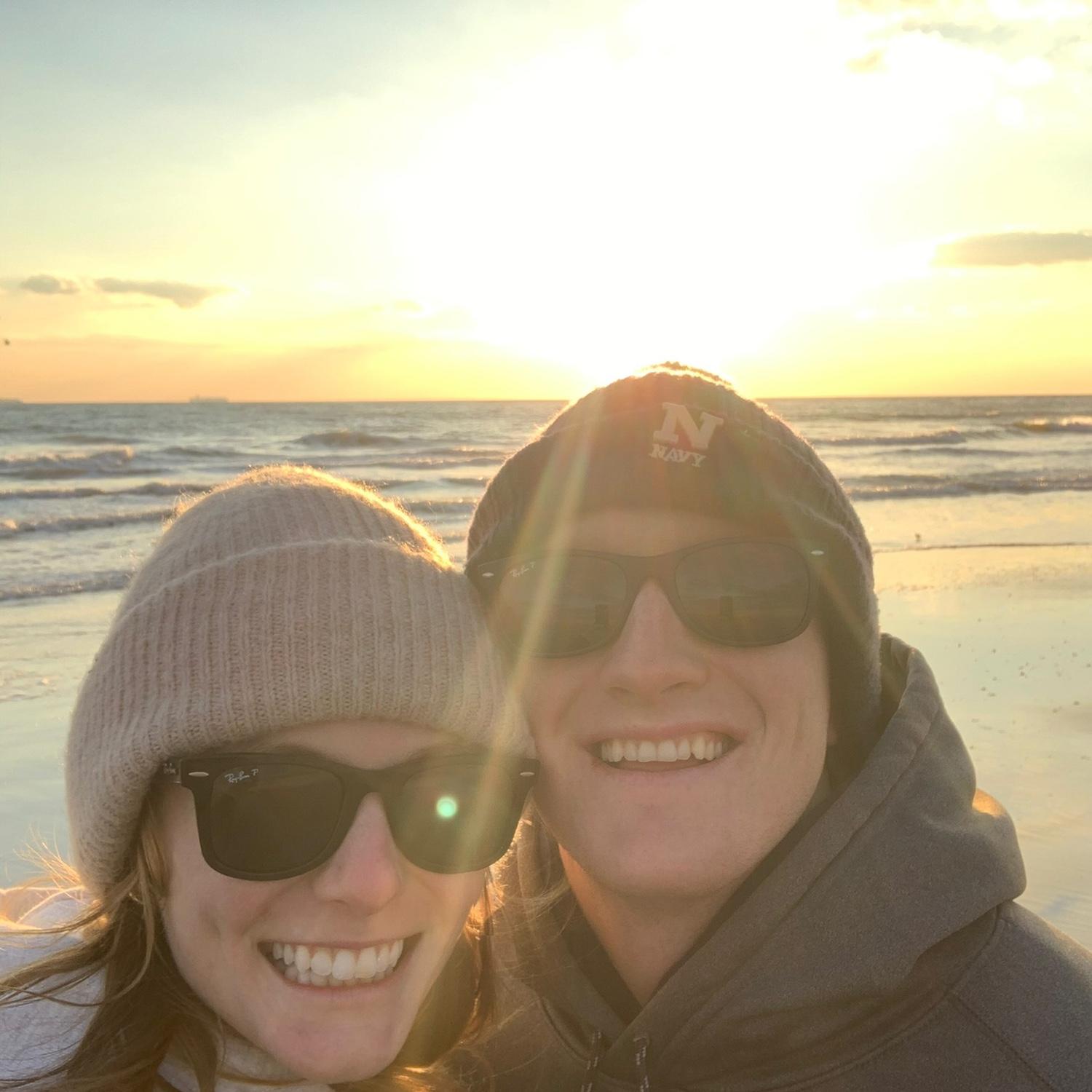 Christmas at the beach. Anchor Beach, NY. December 2021.