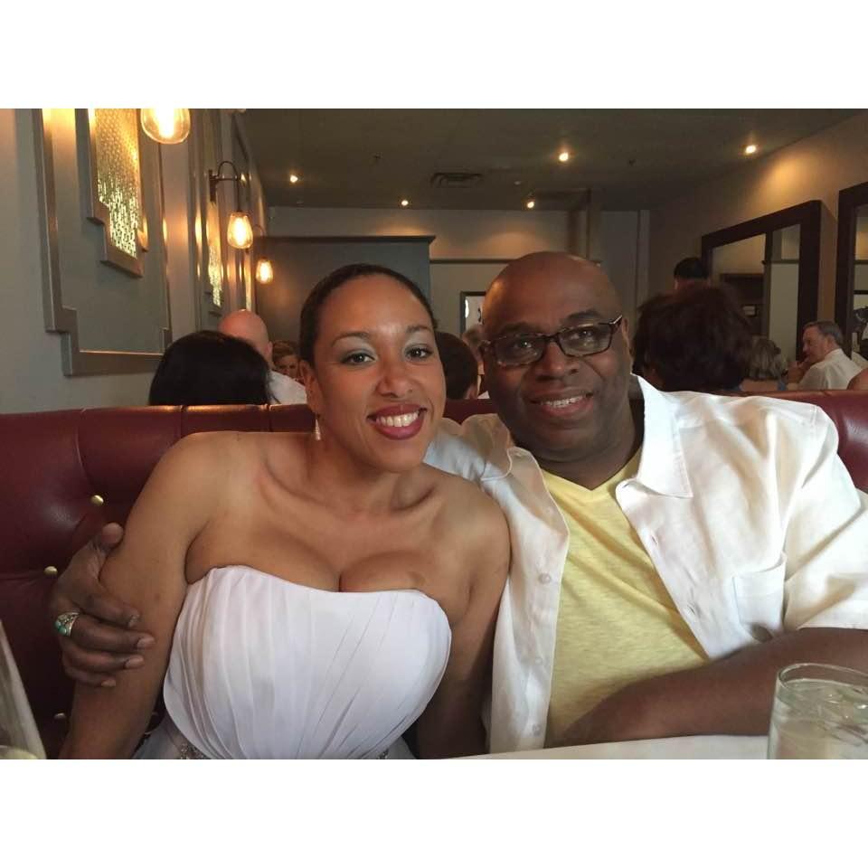 Arthur Murray dance school white party!