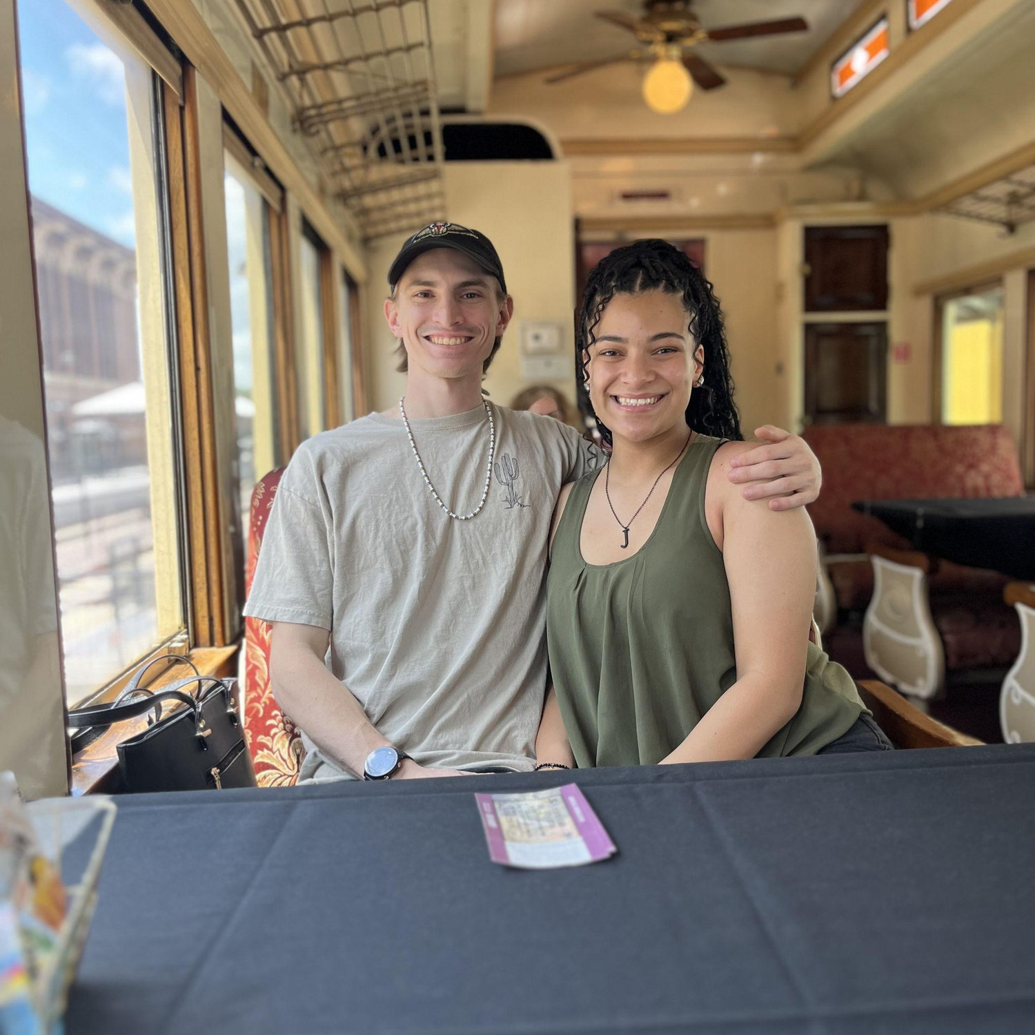 Our first train ride!