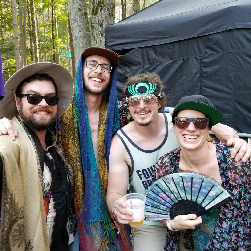 Attending Electric forest with Evan and Kyle Roy, our two DJs!