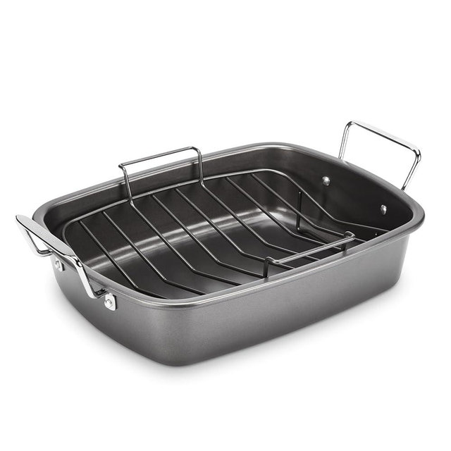 Cuisinart 16" x 12" Carbon Steel Non-Stick Roaster w/V-Rack