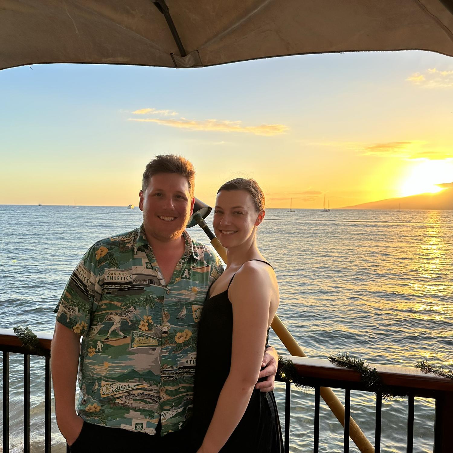 Visiting family on Maui and Oahu.  Connor assured Laura he was not proposing on this trip.  She got her nails done just in case.