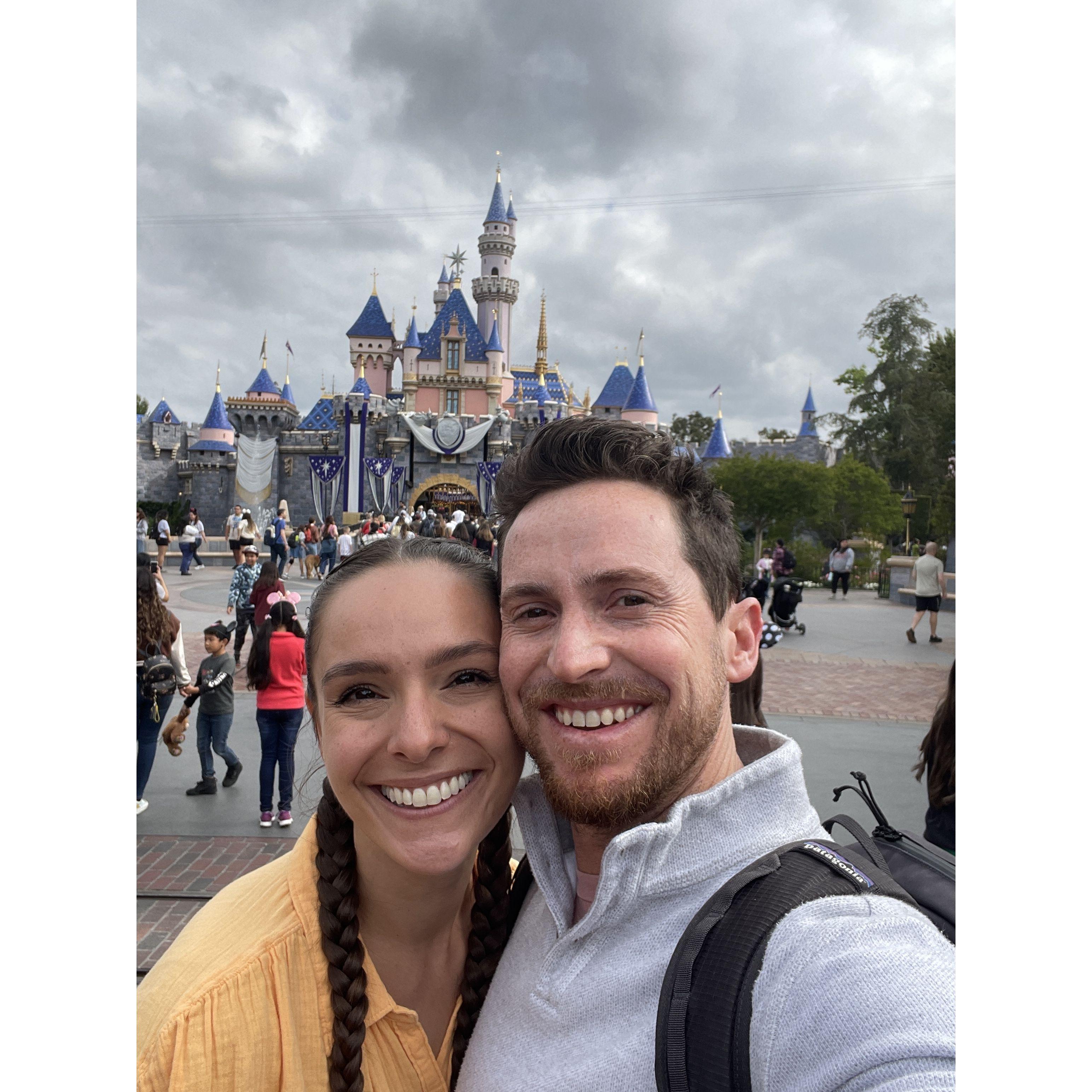 Victoria's first trip to Disneyland -- Michael made it happen!