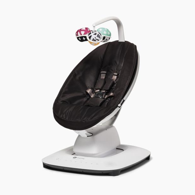 4momsmamaRoo Multi-Motion Baby Swing Grey