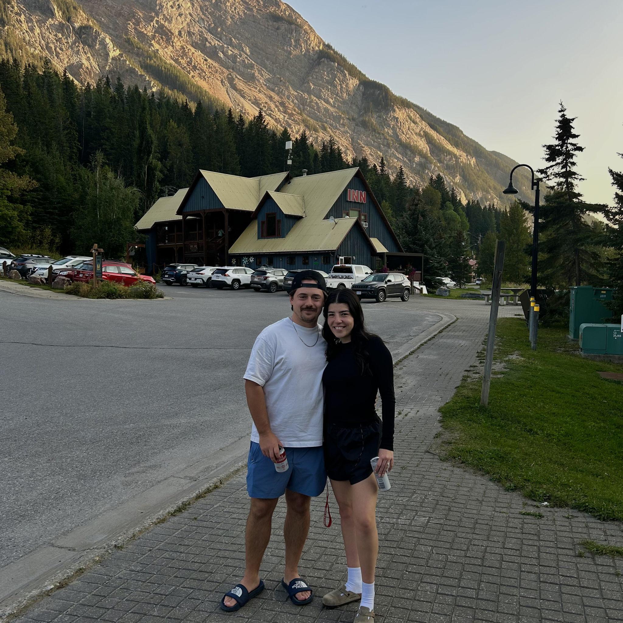 we took and unforgettable trip to field BC for justin's sisters wedding