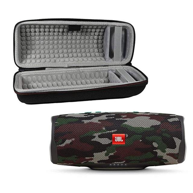 JBL Charge 4 Waterproof Wireless Bluetooth Speaker Bundle with Portable Hard Case - Camouflage
