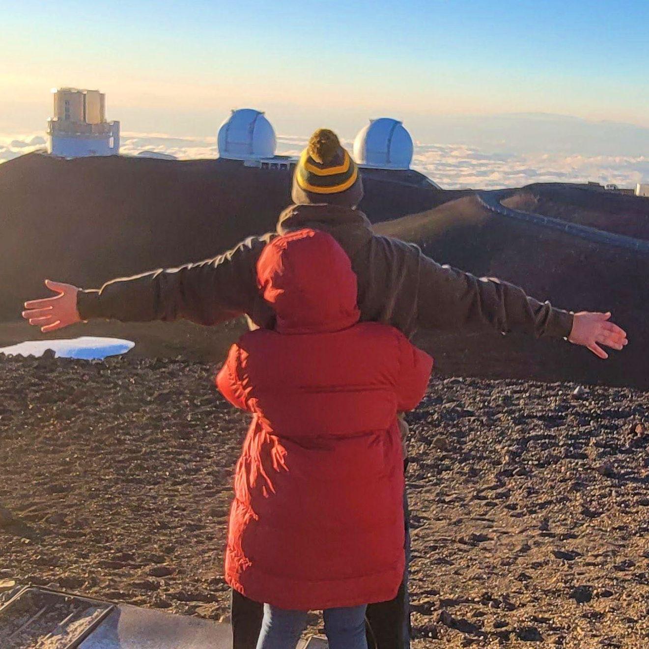 Reenacting "Titanic" atop Mauna Kea, Hawaii- March 2022