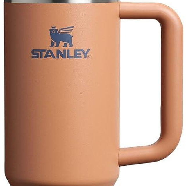 Stanley Quencher H2.0 Tumbler with Handle and Straw 30 oz | Flowstate 3-Position Lid | Cup Holder Compatible for Travel | Insulated Stainless Steel Cup | BPA-Free |Toast