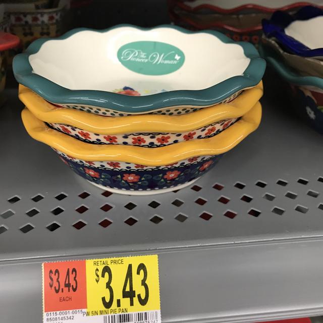 Mini pie dish.   @ Walmart