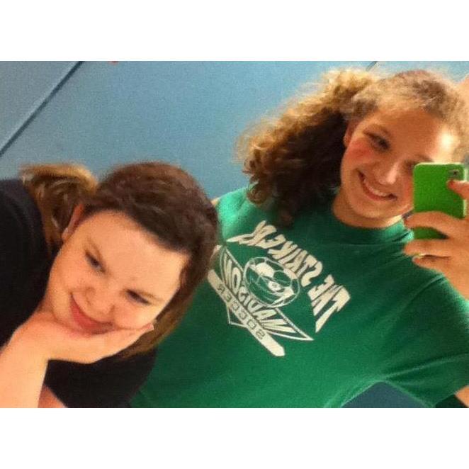 Meadow and Ashley on a trip to Scores Fun Center back in 4th grade! We thought we were the coolest 10 year olds in the building.
