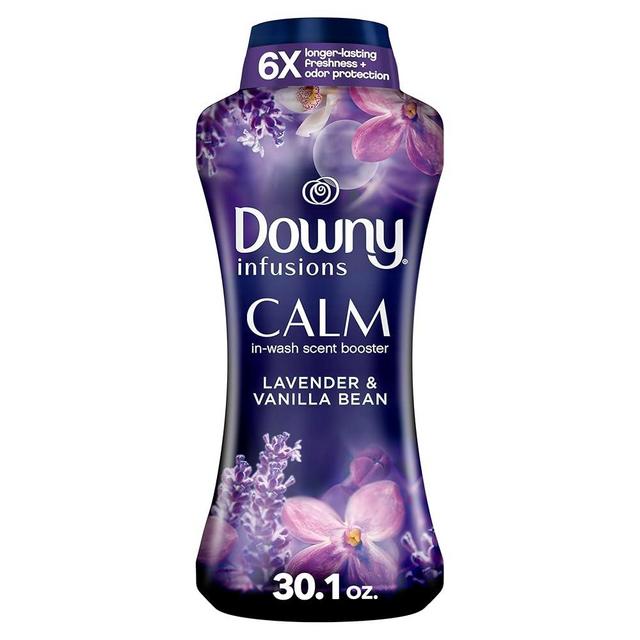 Downy Infusions In-Wash Laundry Scent Booster Beads, CALM, Soothing Lavender and Vanilla Bean Scent, 30.1 oz
