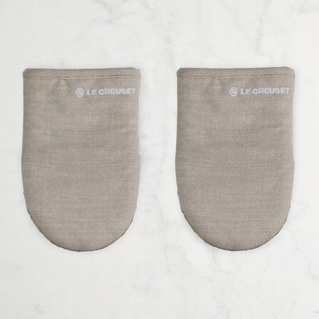 Le Creuset Mini Oven Mitts, Set of 2, Sable