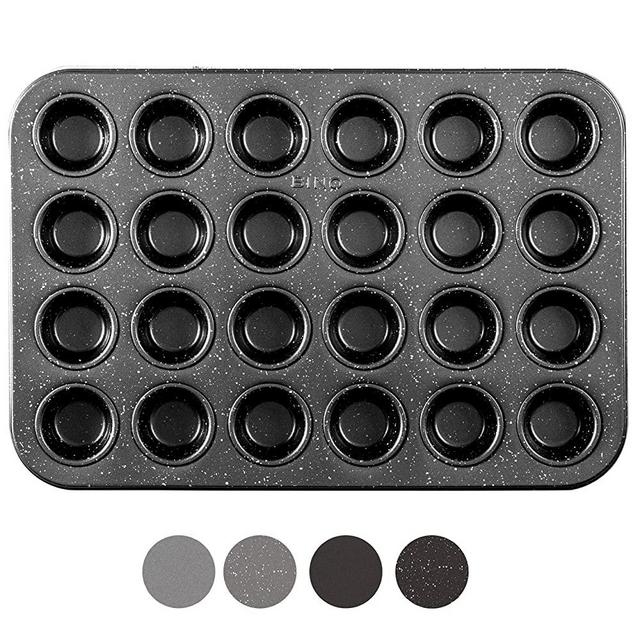 BINO Bakeware Nonstick Cookie Sheet Baking Tray Set 3-Piece - Speckled  Gunmetal | NonStick Baking Pans Set | Carbon Steel Tray Bakeware Sets |  Oven