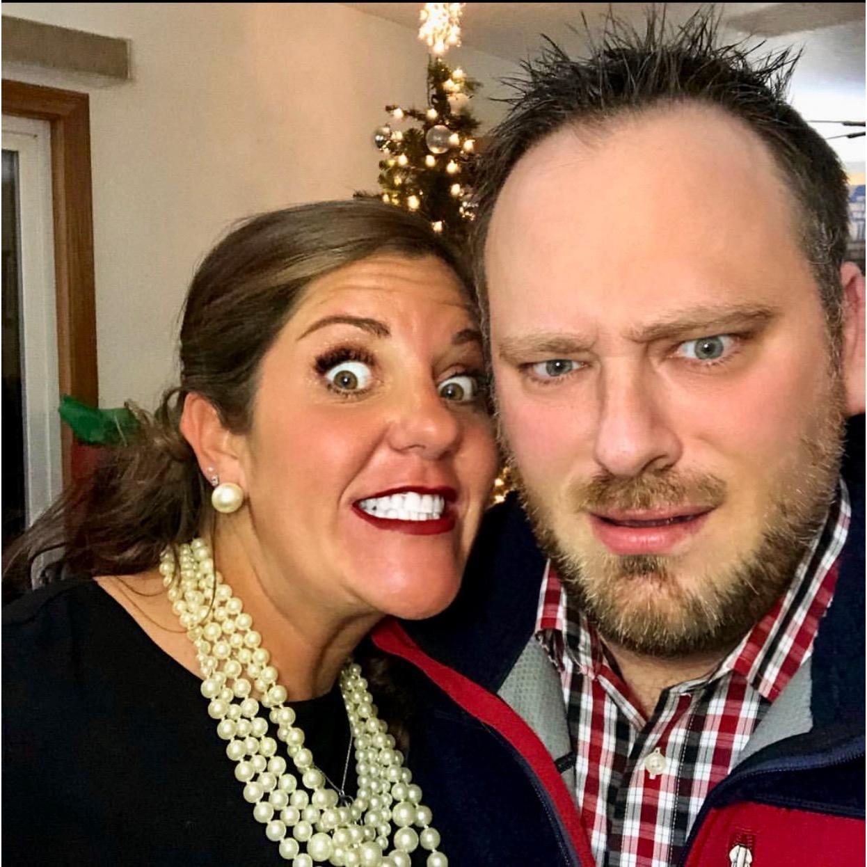12.25.18 Our first Christmas card candid photo