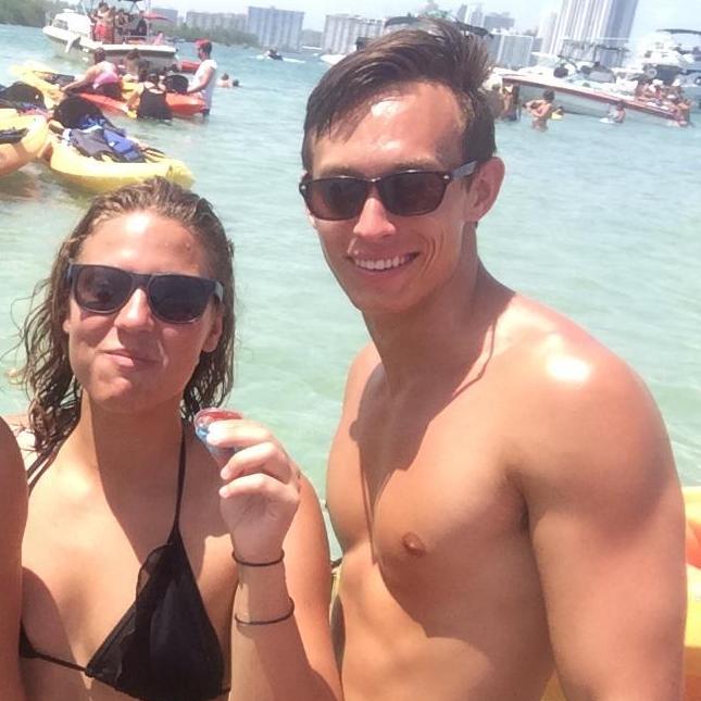 Miami sand bar, 4th of July, 2015.