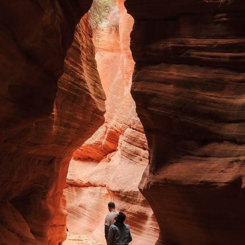 Peek-A-Boo Slot Canyon - We will take a hike through this canyon right after the wedding ceremony. We will get there by UTV ride.