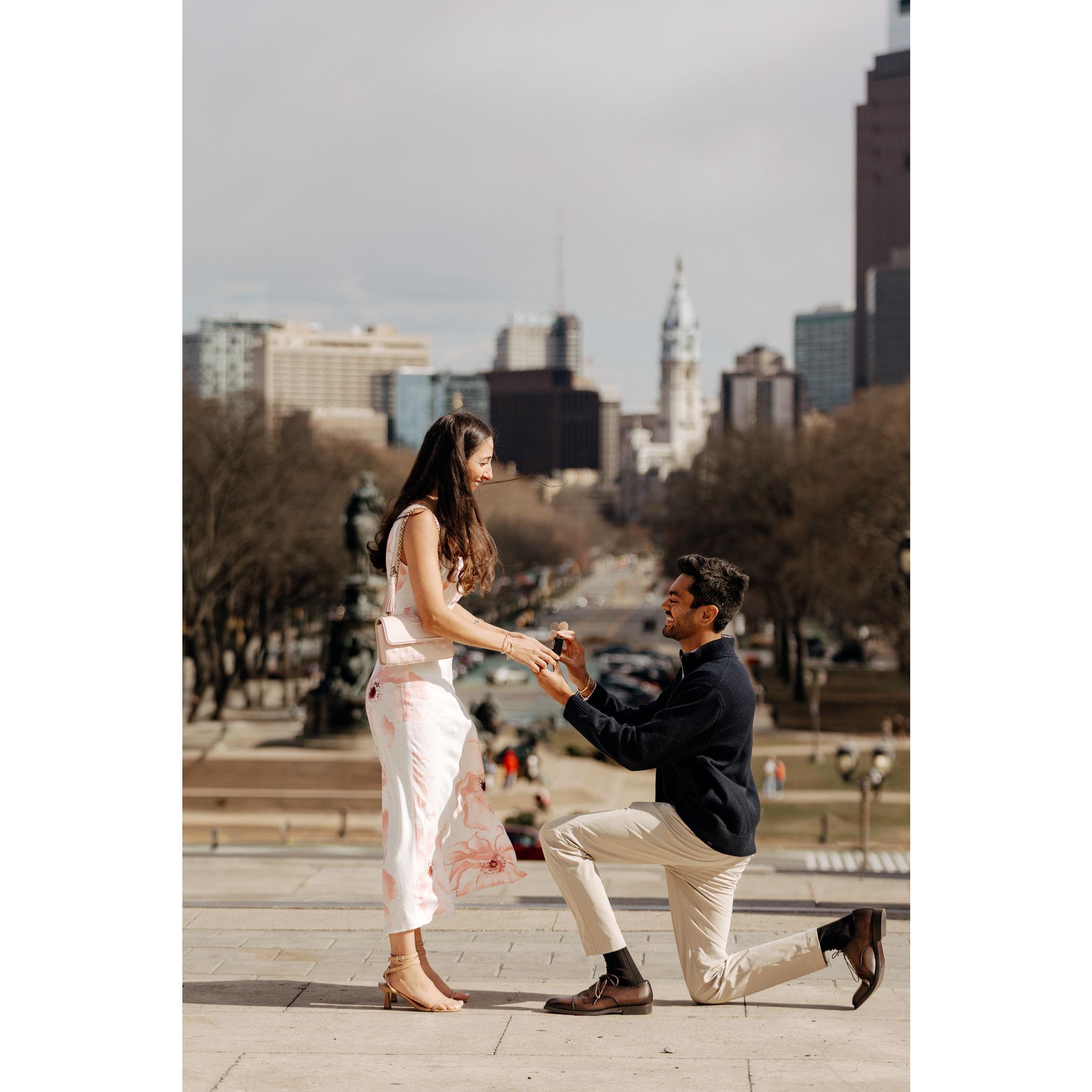 The perfect moment captured in our favorite city