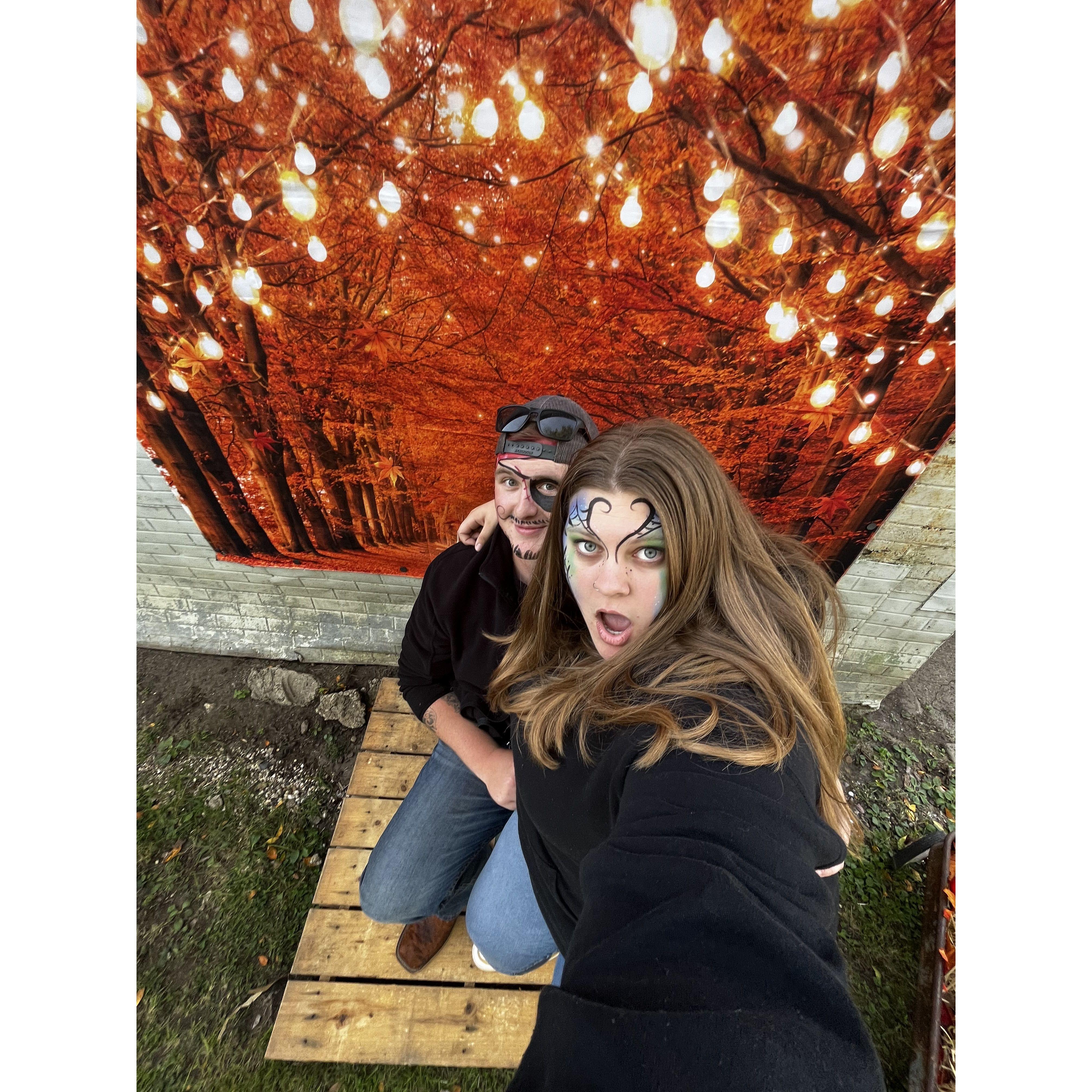 Face painting in South Dakota