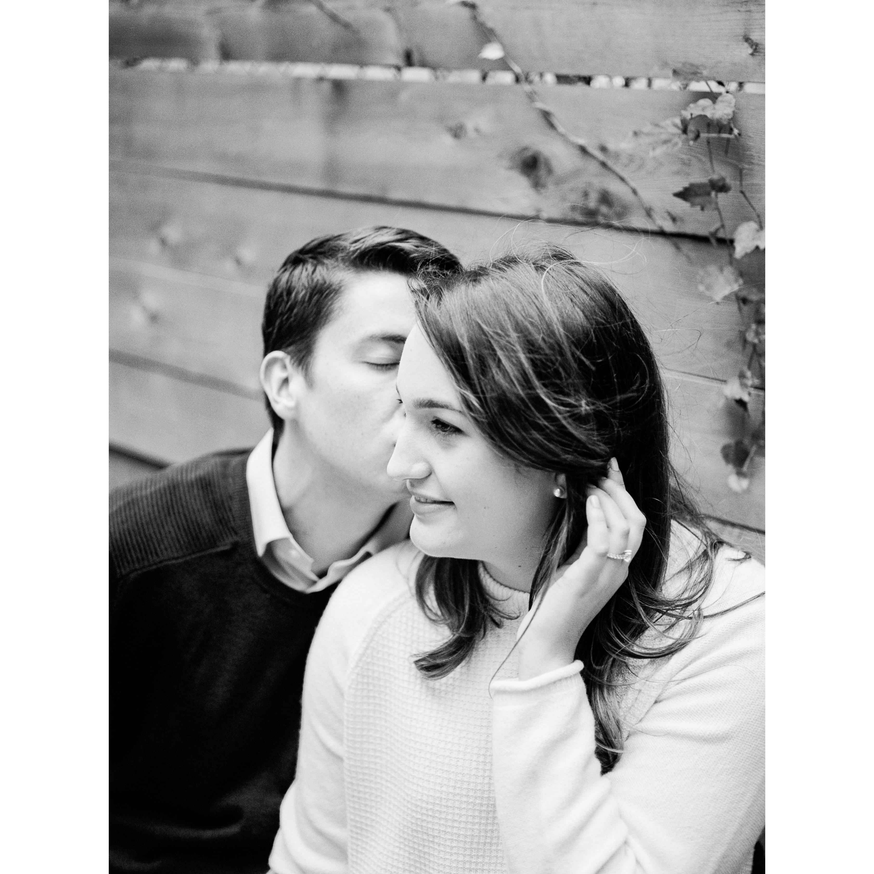 From our engagement shoot at Partners Coffee in Long Island City, NYC.