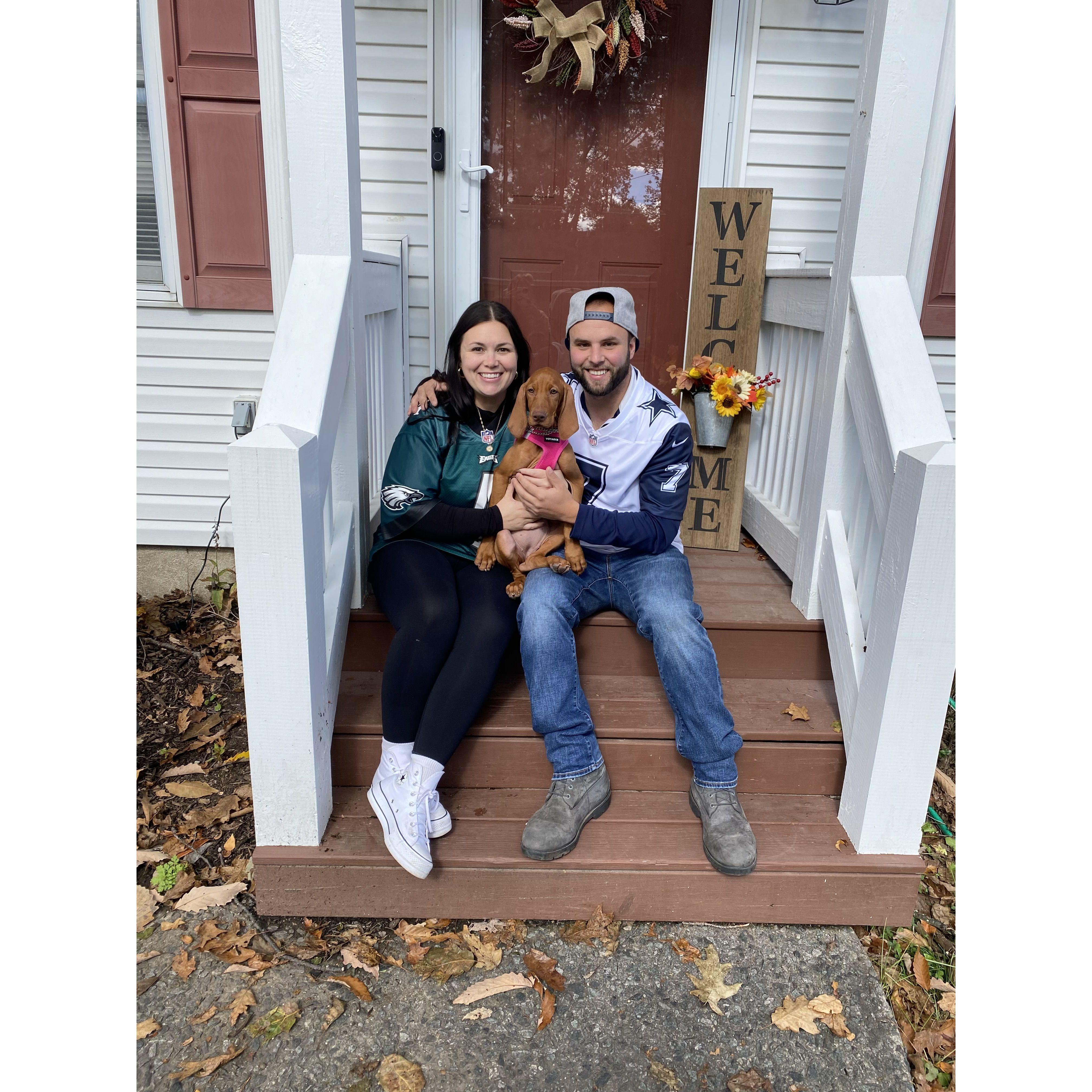 Welcoming our Honey girl to the fam!