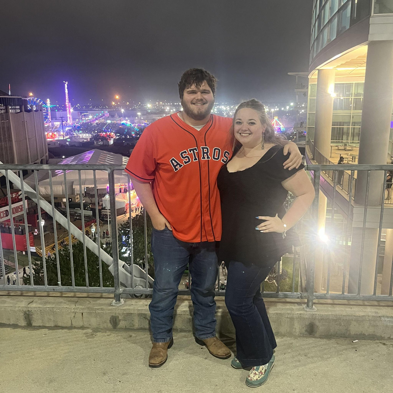 Their first concert and rodeo together. They went to go see Nickelback!