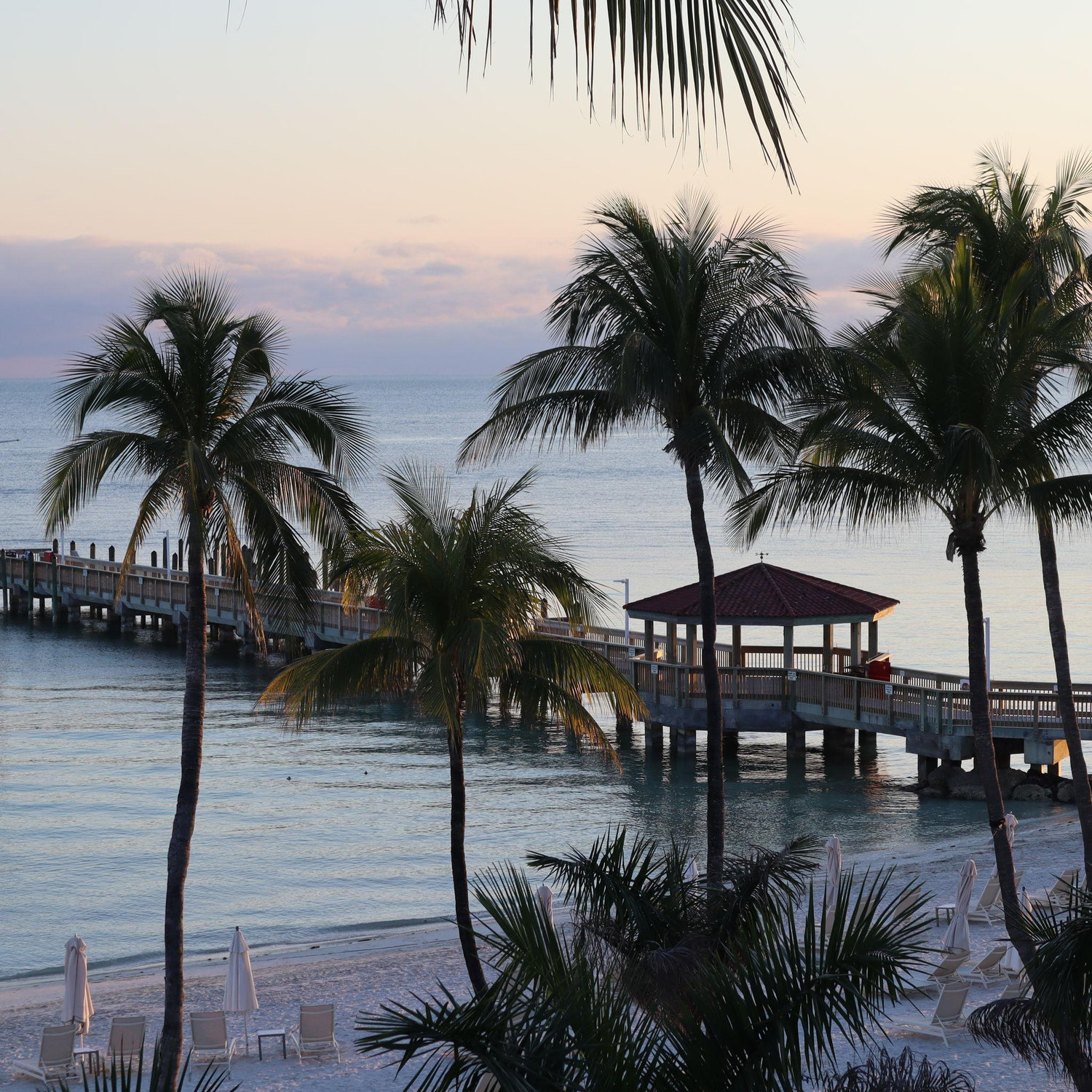 Getting ready for a stroll on the beach before dinner, in Key West!