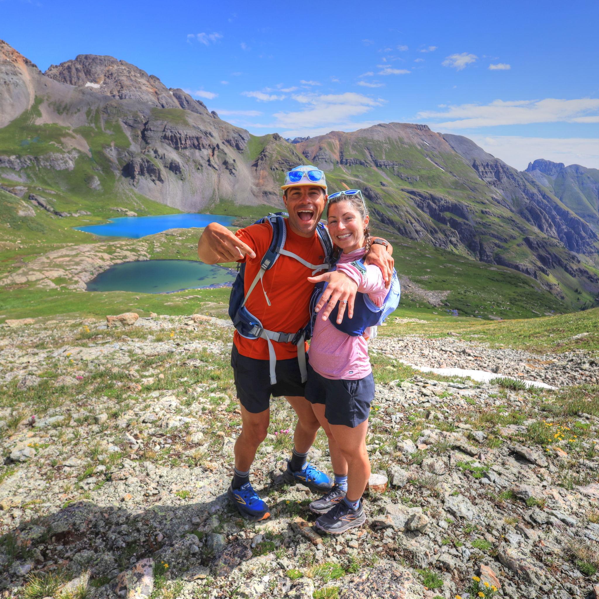 ENGAGED! 07/23/2025 at the Ice Lakes Basin in Colorado