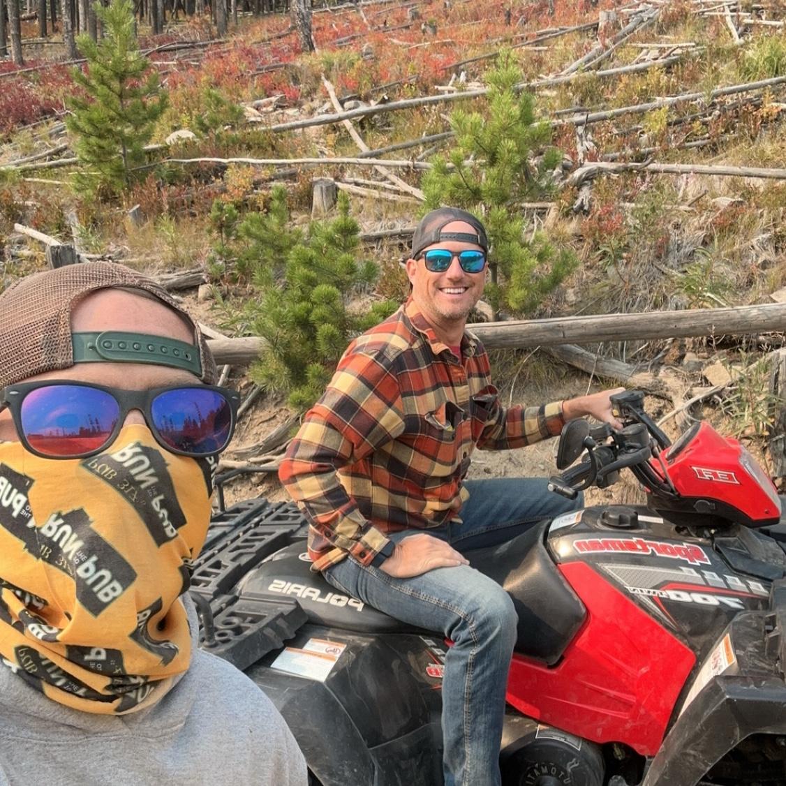 Four wheeling at the cabin in Canyon Creek, MT. September 2024
