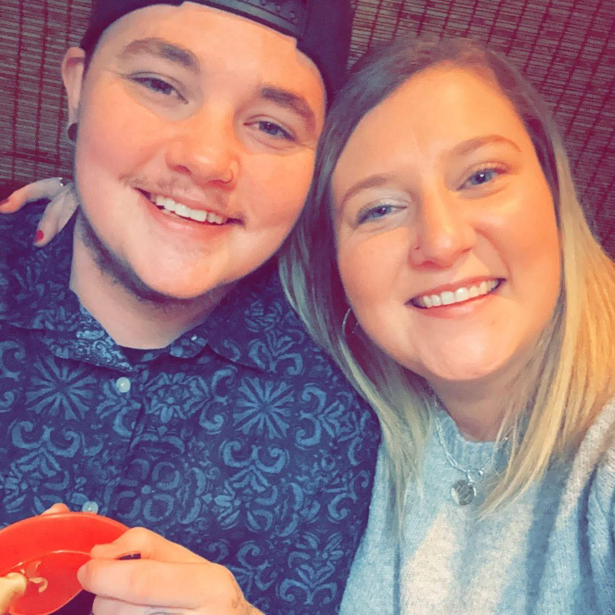 Connor captioned this snap " his 3rd soup of the night"