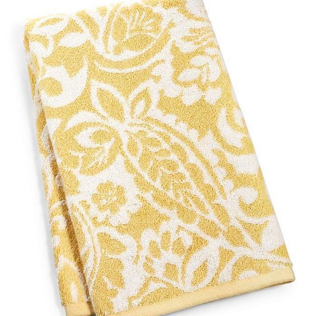 16" x 30" Elite Cotton Scroll Paisley Hand Towel, Created for Macy's