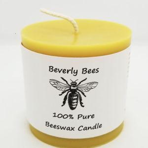 Beeswax Pillar Candles ‣ Beverly Bees