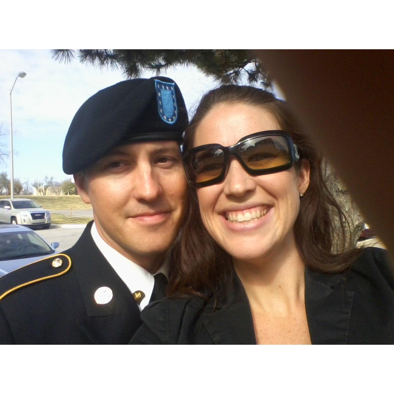 He's official! Bootcamp graduation