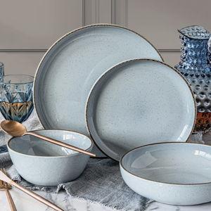 over&back Options 16-piece Dinnerware Set - BLUE