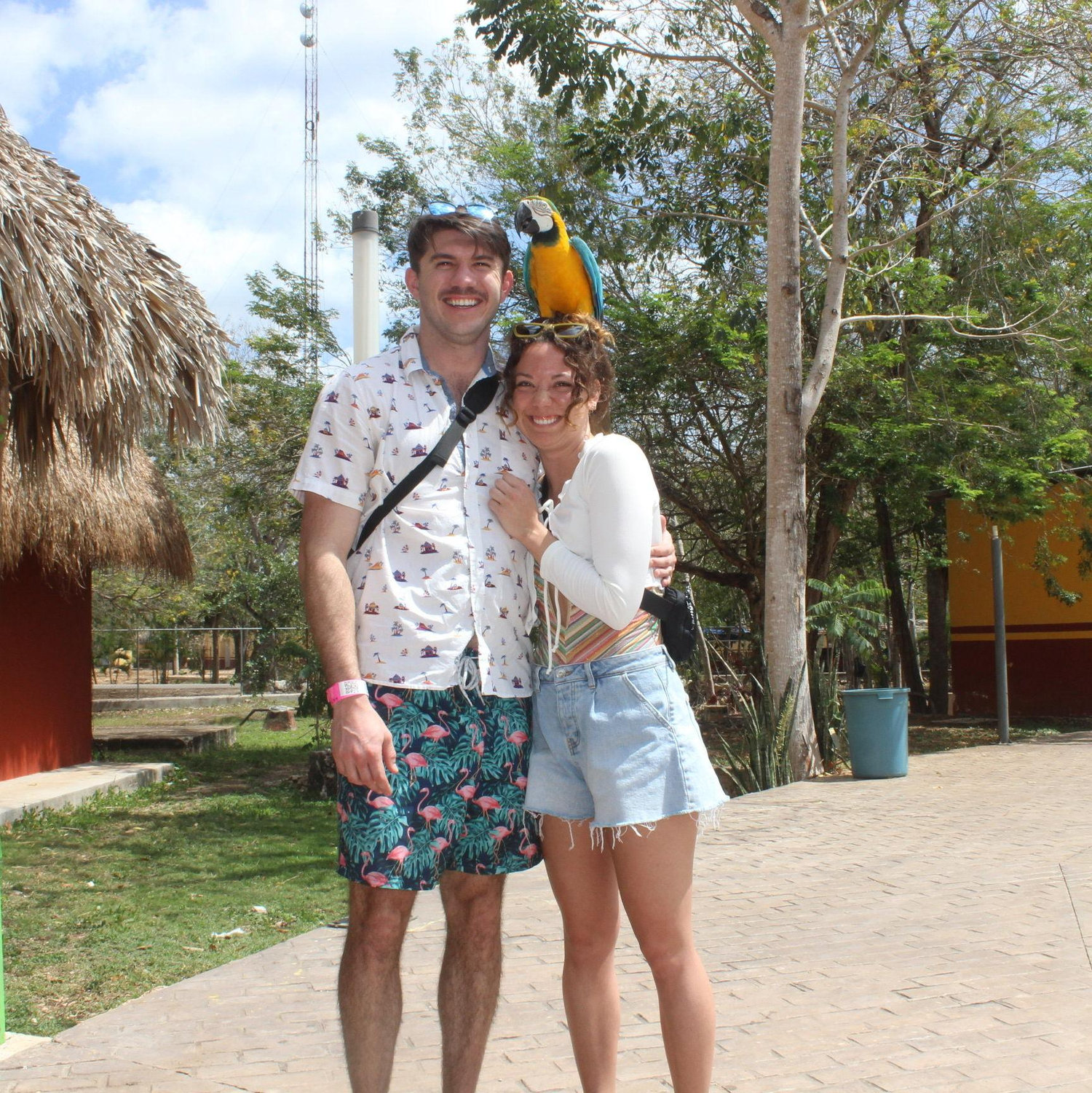 From our first trip together. Exploring cenotes in Mexico!