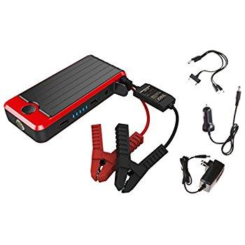 PowerAll PBJS12000R Rosso Red/Black Portable Power Bank and Car Jump Starter