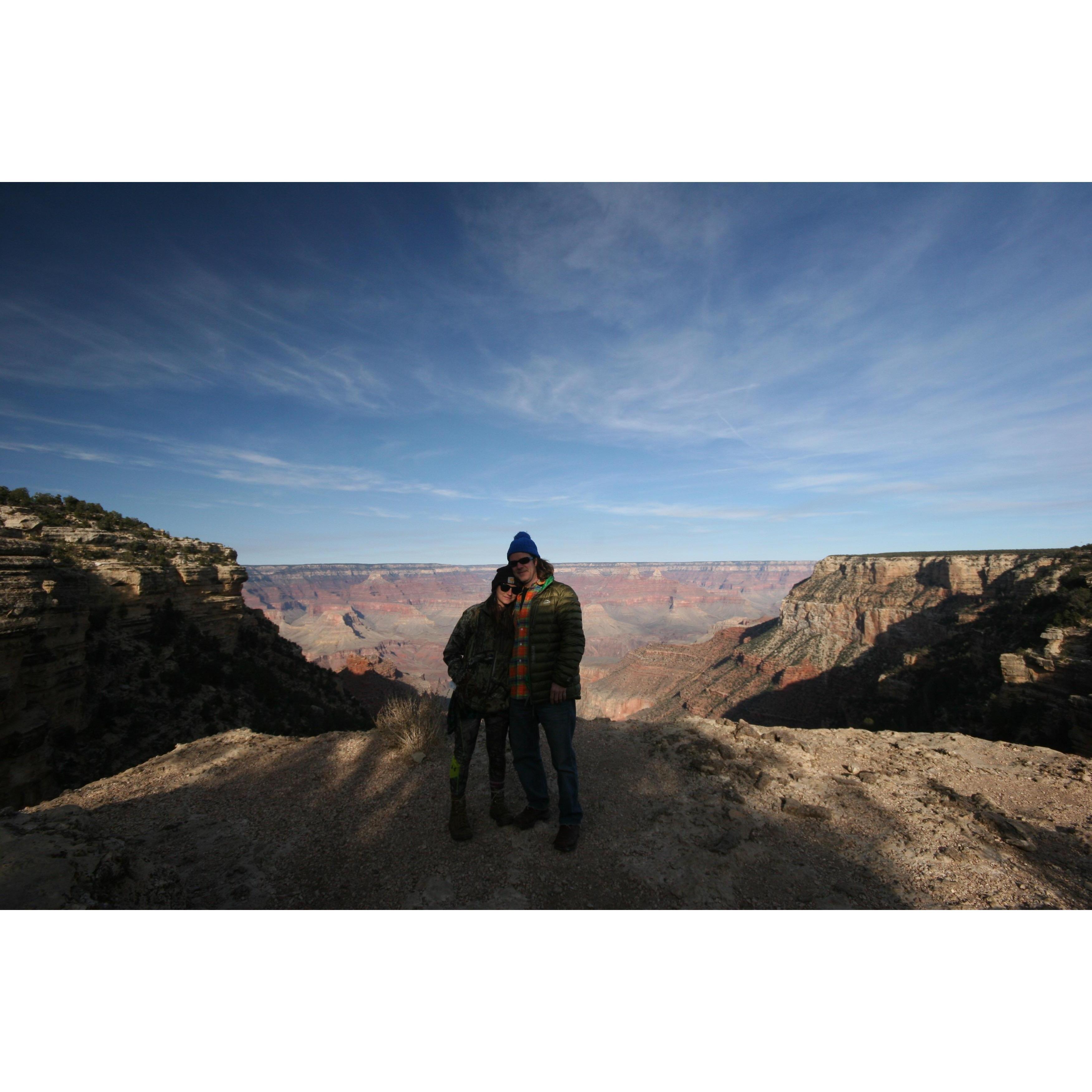Taking in the Grand Canyon