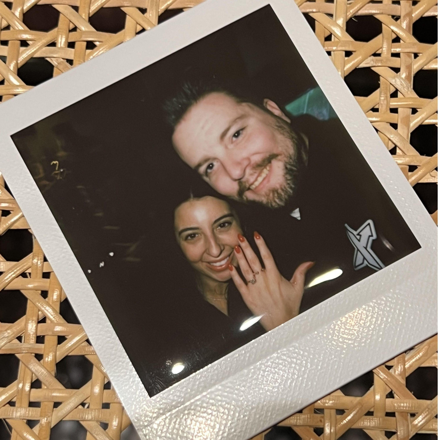 The night we got engaged!