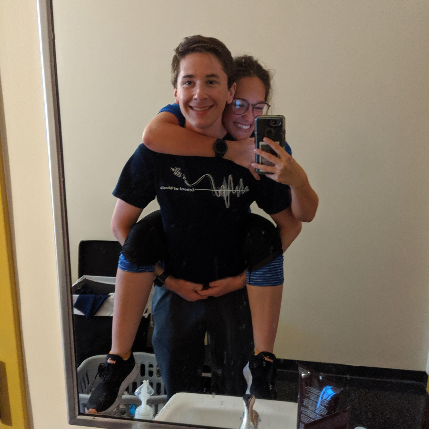 Our first picture together as a couple!
