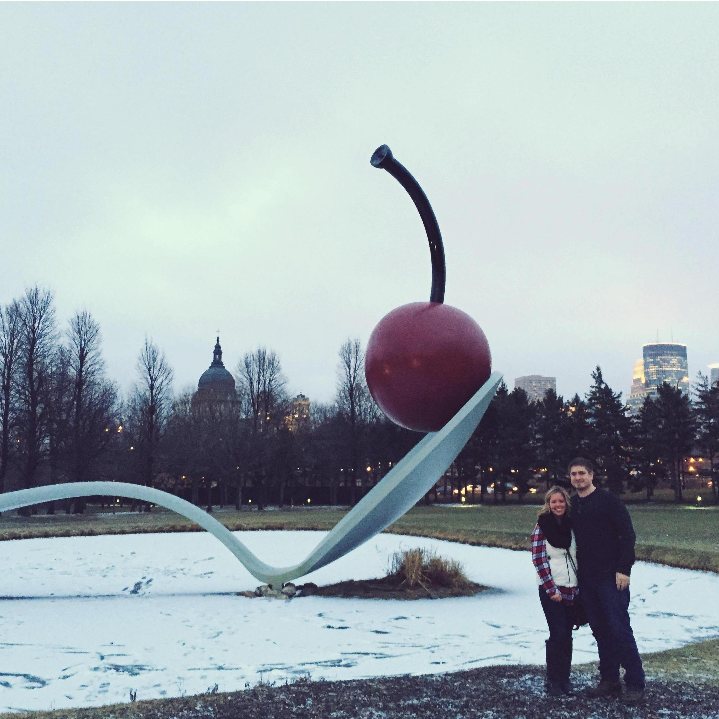 Our first picture together. Dec. 2015