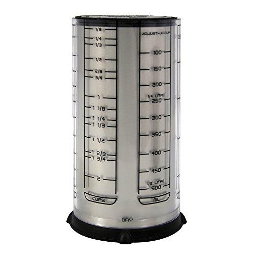 KitchenArt 55210 Pro 2 Cup Adjust-A-Cup, Satin
