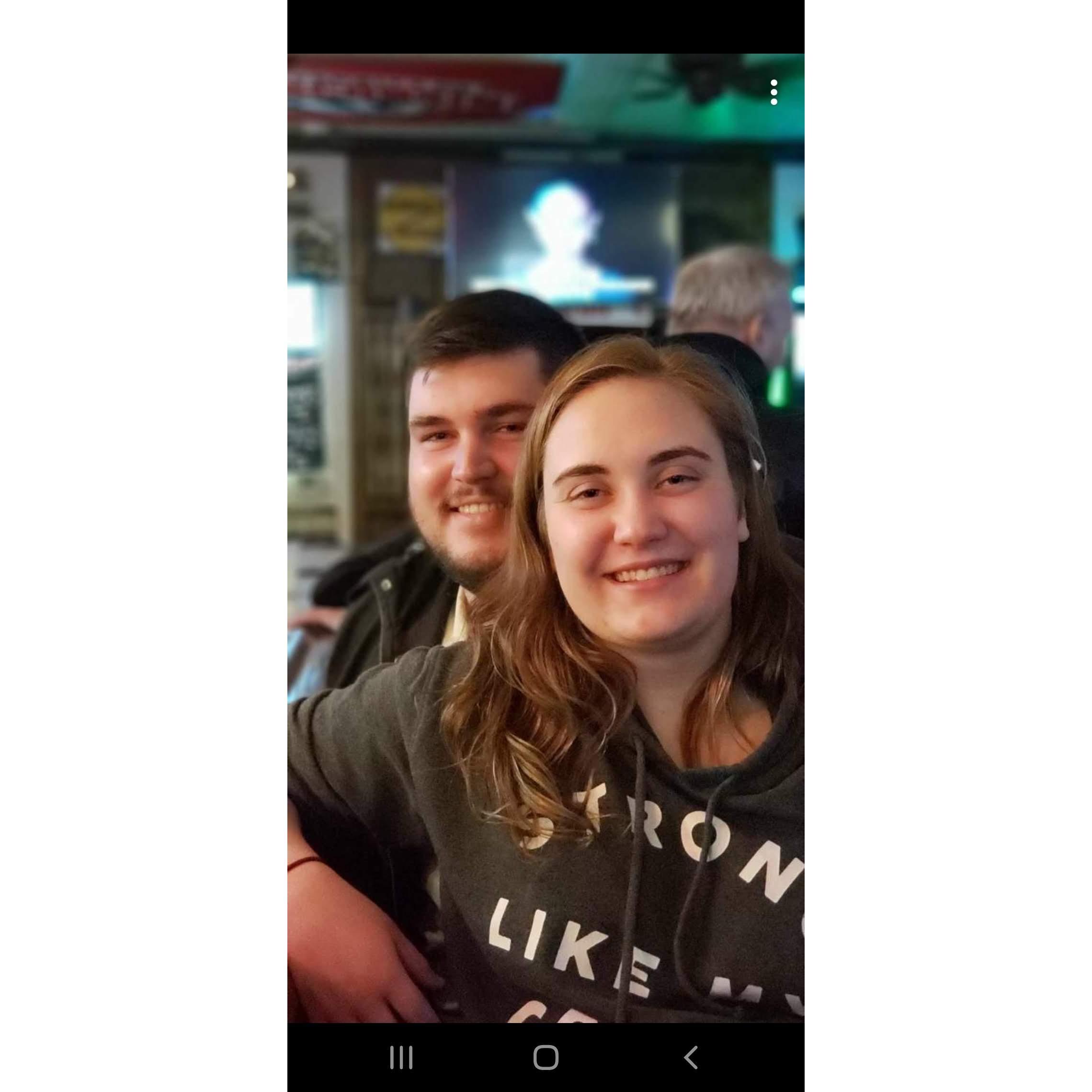 Our very first photo together