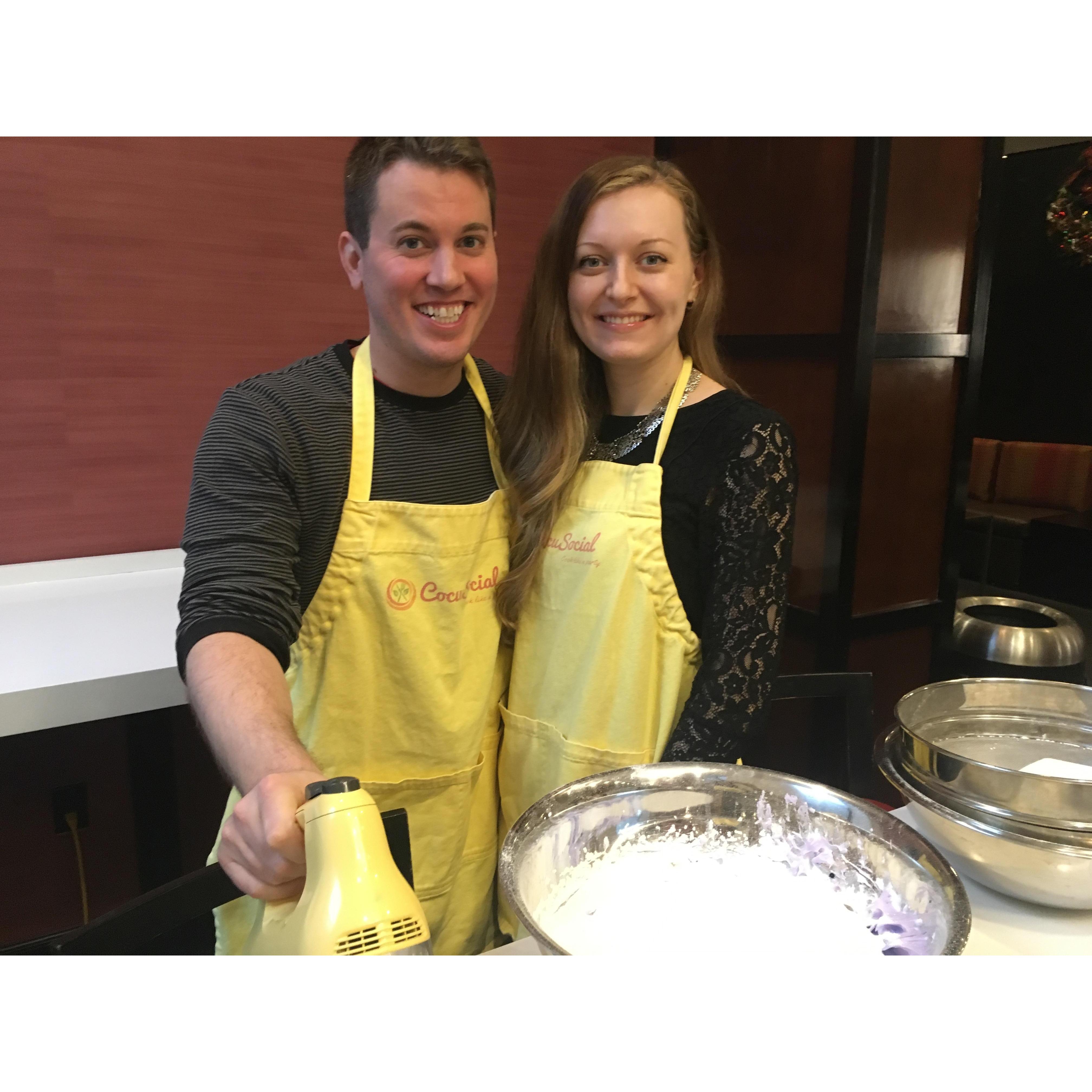 Baking class for macarons